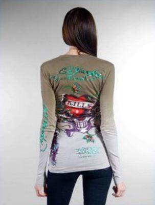 Ed Hardy shirts women-582